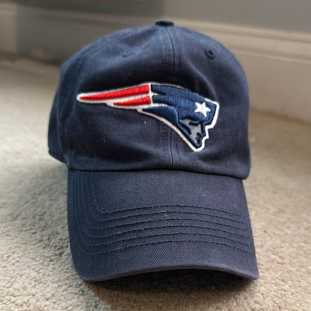 47 Brand Navy Blue Patriots Hat with Embroidered Logo